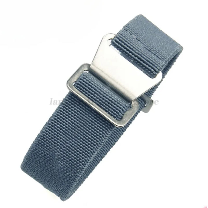 18mm 20mm 22mm Parachute Elastic Nylon Watch Strap for Omega Men Outdoors Sport Army Military Wrist Strap Bracelet Accessories