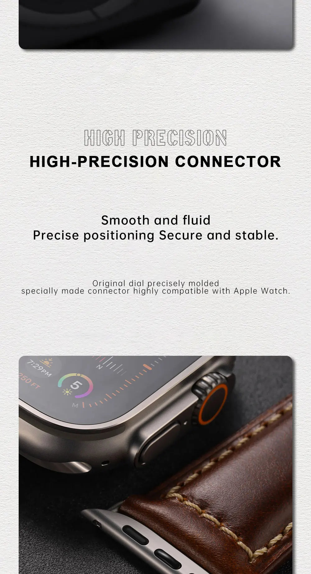 2pcs Original 1:1 Apple Watch Series 10 Ultra Adapter For Apple Watch Strap 49mm 46mm 42mm Stainless Steel Connector