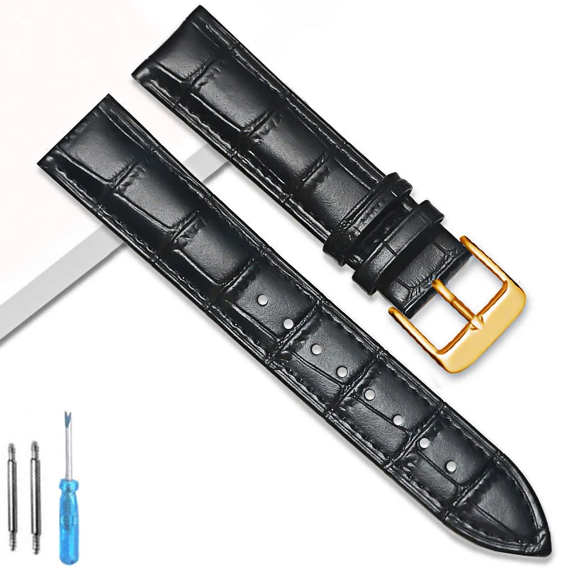 Universal Replacement Leather Watch Strap Leather Watchband for Men Women 12mm 14mm 16mm 18mm 20mm 22mm 24mm Watch Band