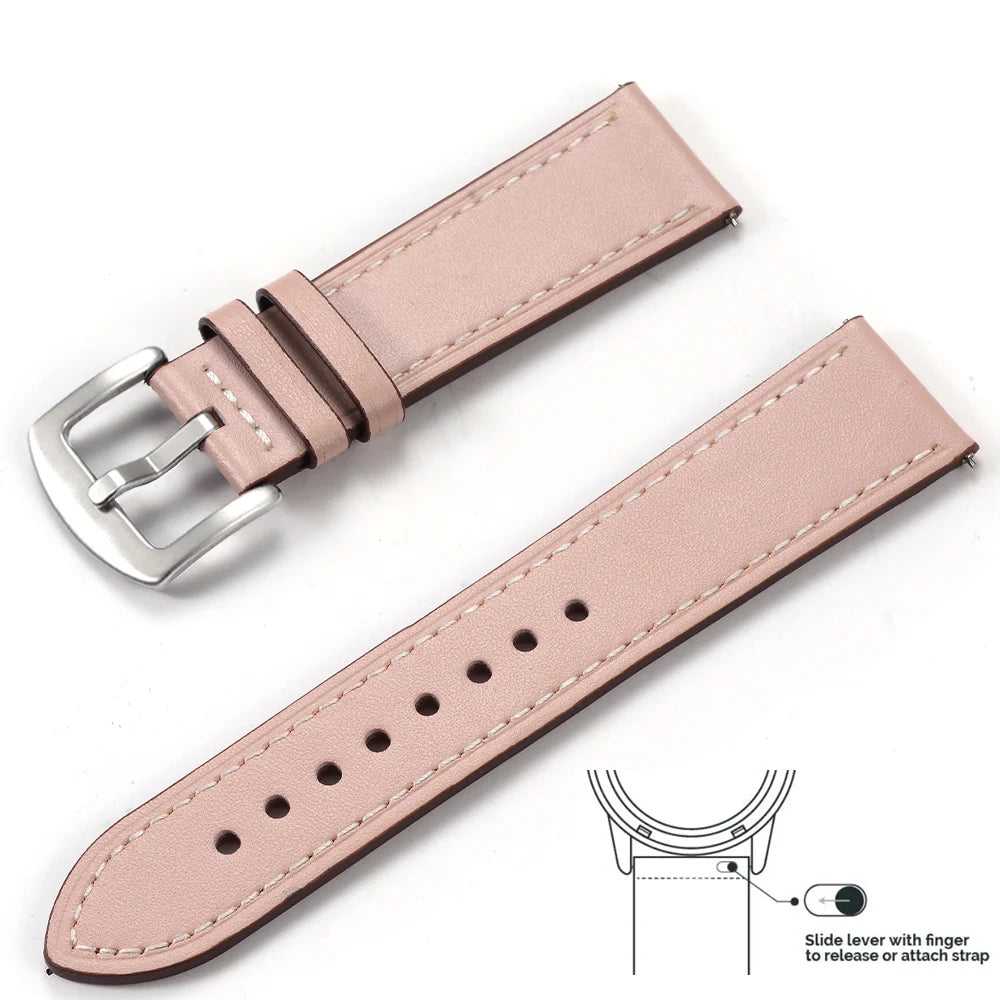 Vintage Genuine Leather Watch Strap 20/22mm
