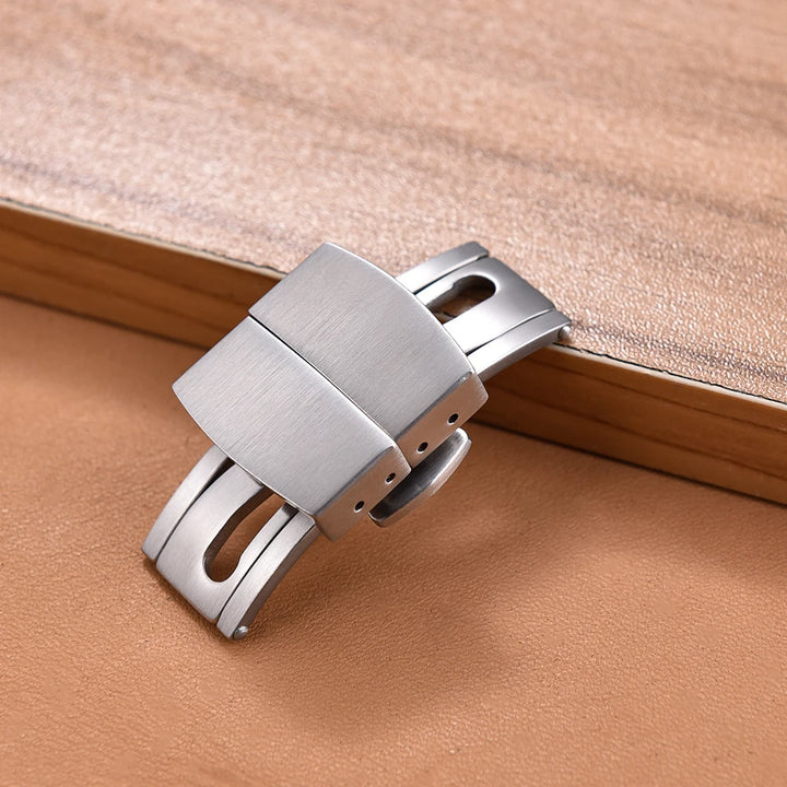 316L Stainless Steel Deployant Clasp – 18mm Double Click Quick Release