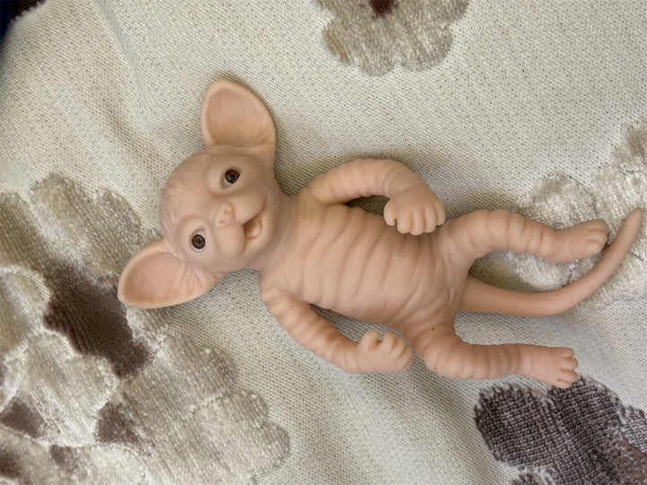 10–11 cm Mini Silicone Tiger Reborn Doll