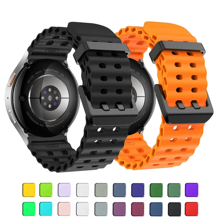 Sport Silicone Watch Band for Samsung Galaxy Watch 40-44mm