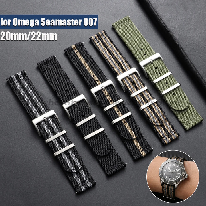 Soft Nylon Strap (20–22mm) – Quick Release Sport
