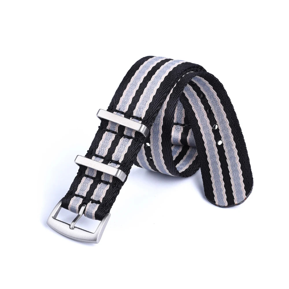 NATOBELT Quality Seatbelt Nylon Watch Strap 20mm 22mm Universal Type Sports Troops Parachute Pilot Military Nylon Watch Bands