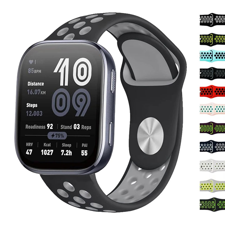 20mm/22mm Silicone band For Amazfit GTS 4/3/2/2e/2 4 Mini GTR 4/2/3 Pro/47mm/stratos 3 Watch Bracelet correa Amazfit bip 6 strap