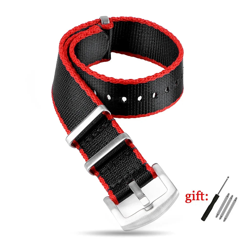 Nylon Military Watch Strap 18/20/22mm (Sport Band)