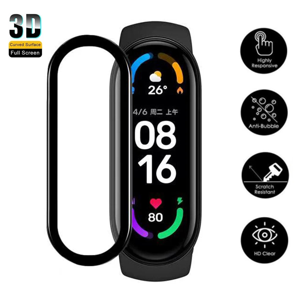 3D Curved Screen Protector for Xiaomi Mi Band 4-7 / 7 Pro