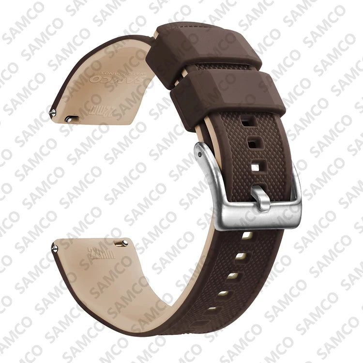 Quick Release Silicone Watch Band 18–22mm