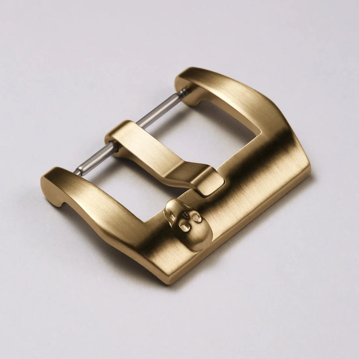 Maikes Skull Watch Buckle 316L Stainless Steel 18mm 20mm 22mm Black Rose Gold Leather Strap Clasp