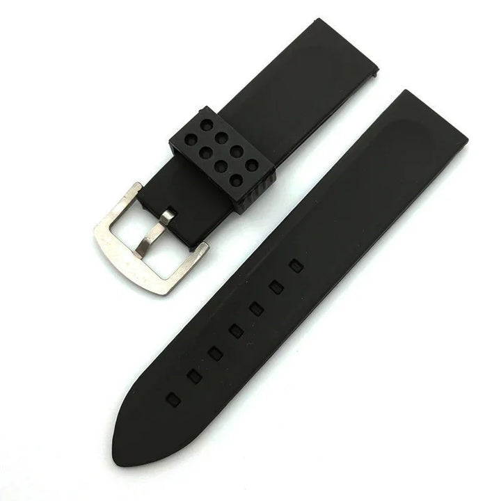 30mm 28mm 26mm 24mm Rubber Watch Strap 18mm 20mm 22mm Men's Sport Watchband Soft Diving Waterproof Silicone Wrist Belt Bracelet