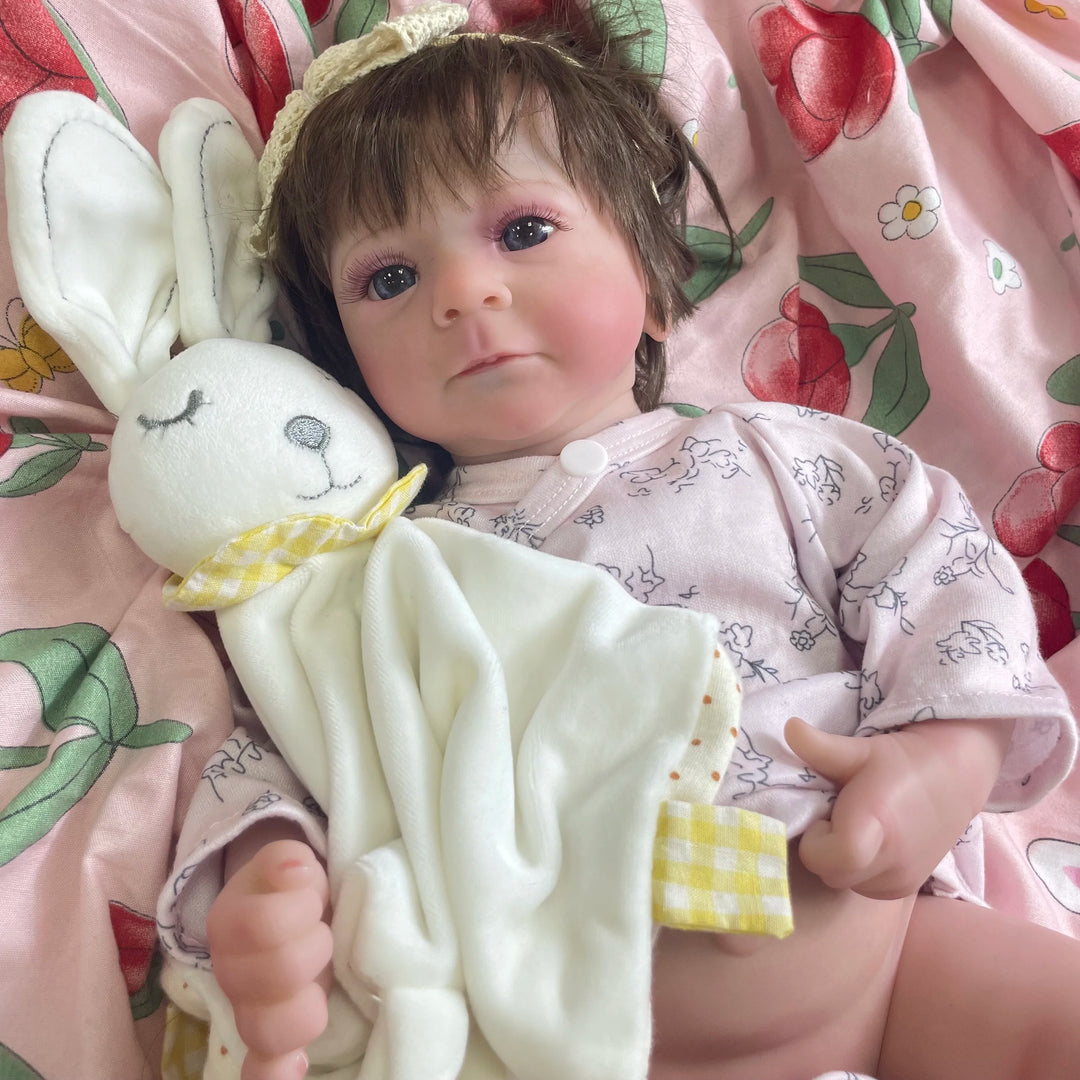 17″ Felicia Realistic Vinyl Reborn Baby Doll – Full Body, Lifelike Newborn
