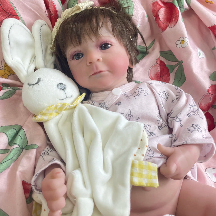 17″ Felicia Realistic Vinyl Reborn Baby Doll – Full Body, Lifelike Newborn