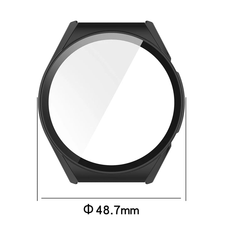 PC + Tempered Glass Protective Case for Xiaomi Watch S1 – Full Screen Cover