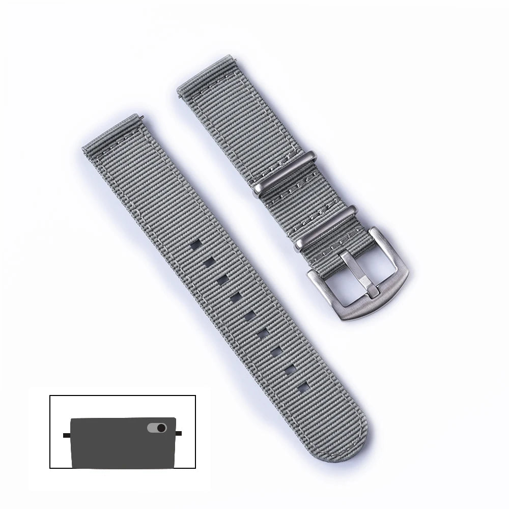NATOBELT Nylon Sailcloth Strap 18mm 20mm 22mm Spring Military Quick Release Watchband For Watch Accessories Replacement Bracelet