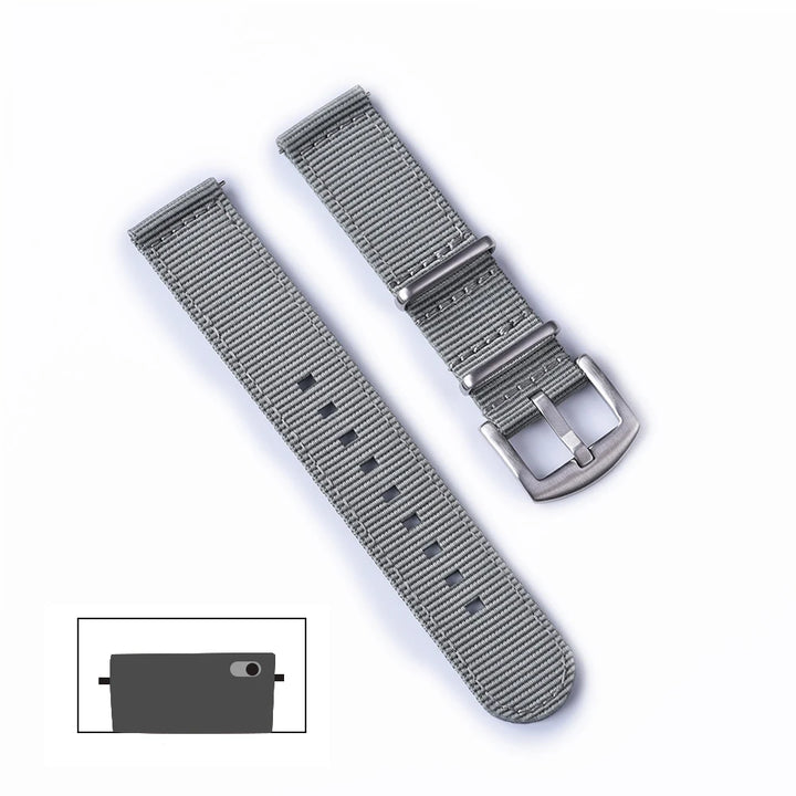 NATOBELT Nylon Sailcloth Strap 18mm 20mm 22mm Spring Military Quick Release Watchband For Watch Accessories Replacement Bracelet