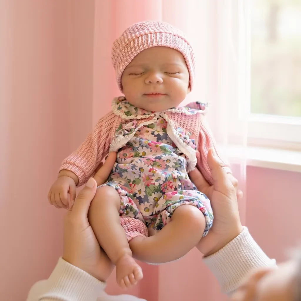 13″ Vivienne Silicone Reborn Baby Doll – Full‑Body Handmade Lifelike Girl Newborn