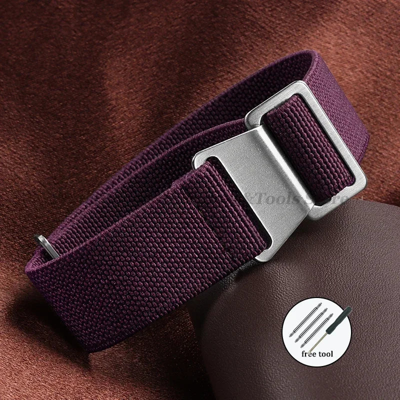 Elastic Nylon Watch Strap 18/20/22mm (Sport Band)
