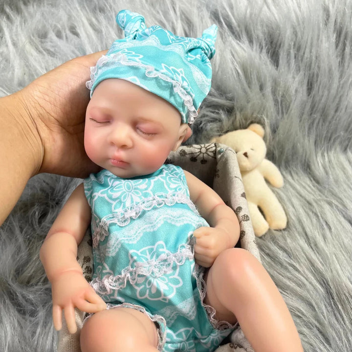 12″ Luna Full Silicone Reborn Baby Doll – Lifelike, Flexible & Washable Soft Body