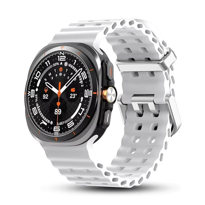 Marine Silicone Samsung Galaxy Watch Strap – 47mm Sport for Galaxy Watch 7 Ultra