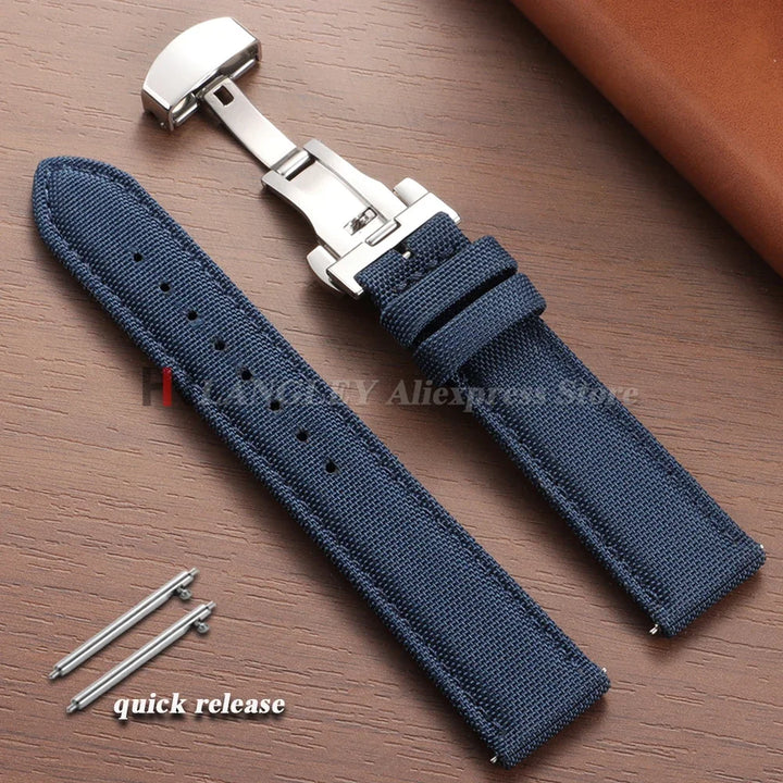 Quick Release Sailcloth Strap (20–22mm) – Military Sport
