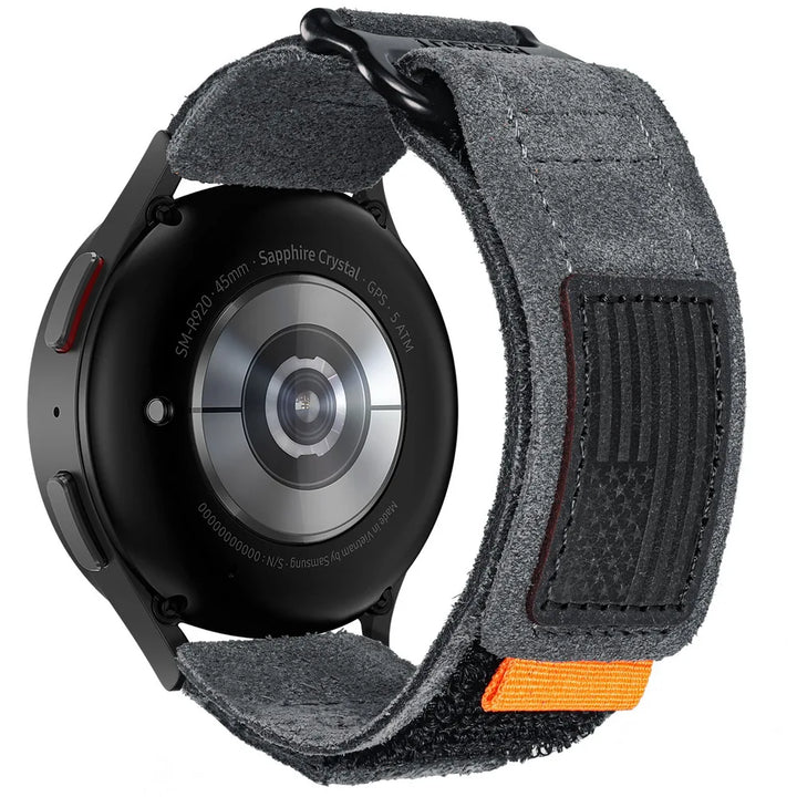 HEMSUT Suede Leather Strap for Huawei – Quick Release, 20/22mm