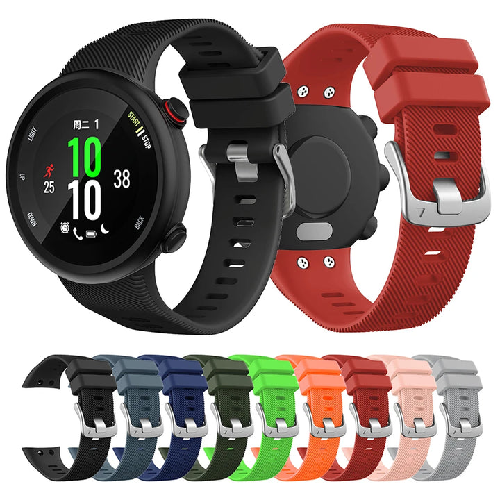 Silicone Replacement Strap for Garmin Forerunner 45/45S & Swim 2