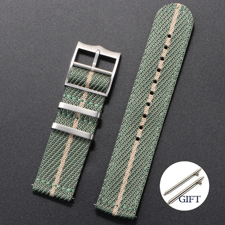 20/22mm Nylon NATO Watch Strap for Tudor, Omega, Seiko