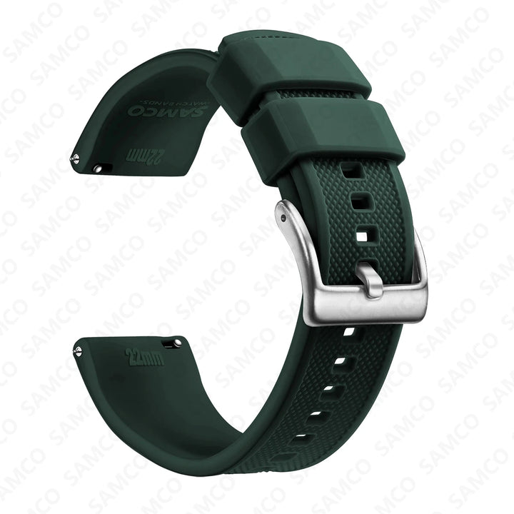 Quick Release Silicone Watch Band 18–22mm