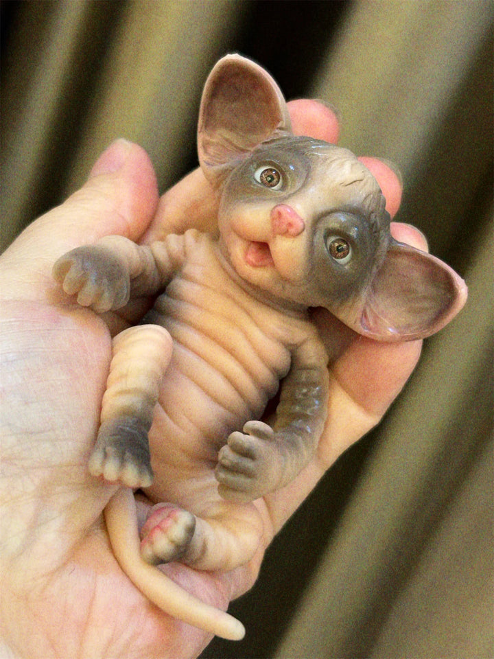 10–11 cm Mini Silicone Tiger Reborn Doll