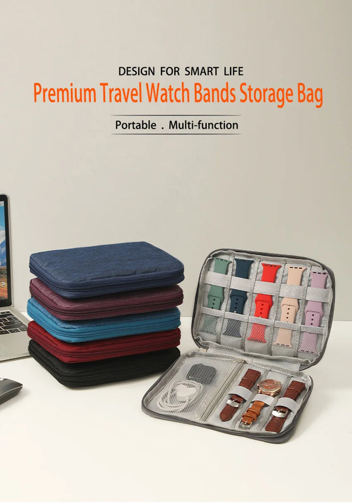 Travel Storage Bag for Apple Watch Bands & Straps