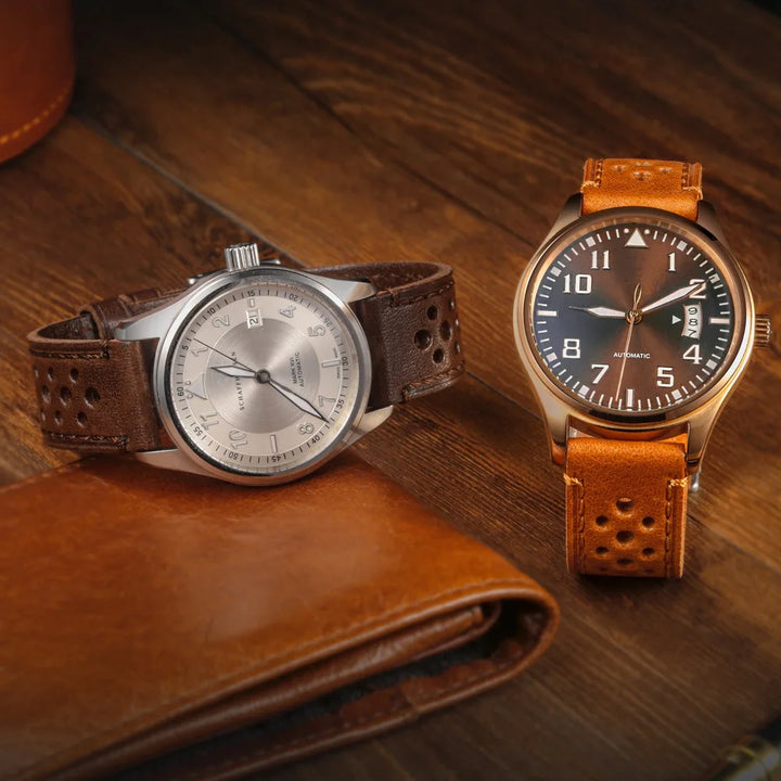 Hemsut Cowhide Watch Band Quick Release Soft Breathable Italian Genuine Leather Straps 18 20 22 24mm