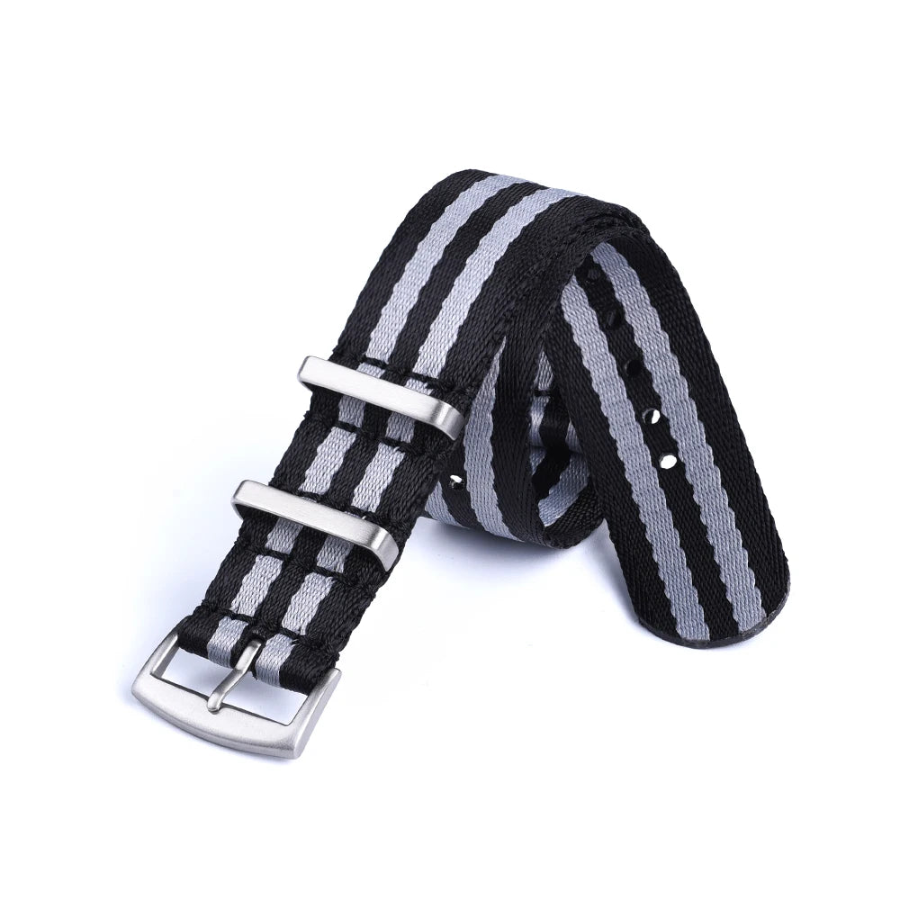 NATOBELT Quality Seatbelt Nylon Watch Strap 20mm 22mm Universal Type Sports Troops Parachute Pilot Military Nylon Watch Bands