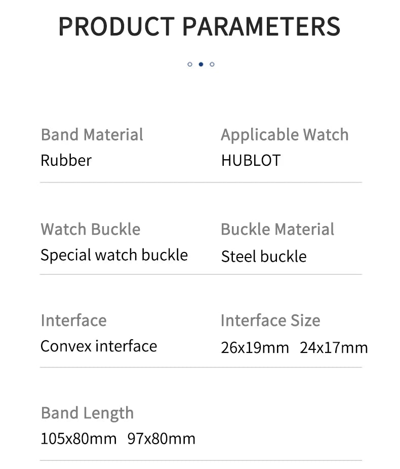 Waterproof Sports Silicone Watch Band 24x17 & 26x19mm (Men & Women)