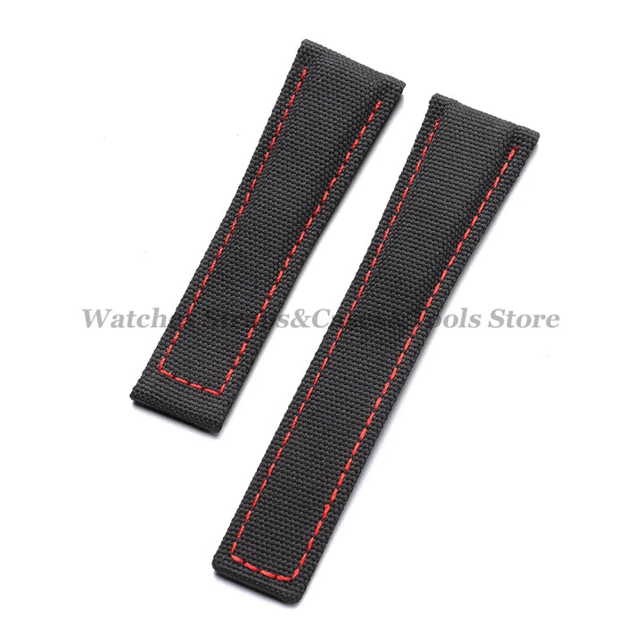 Canvas Nylon Strap (20–22mm) – Folding Buckle Sport