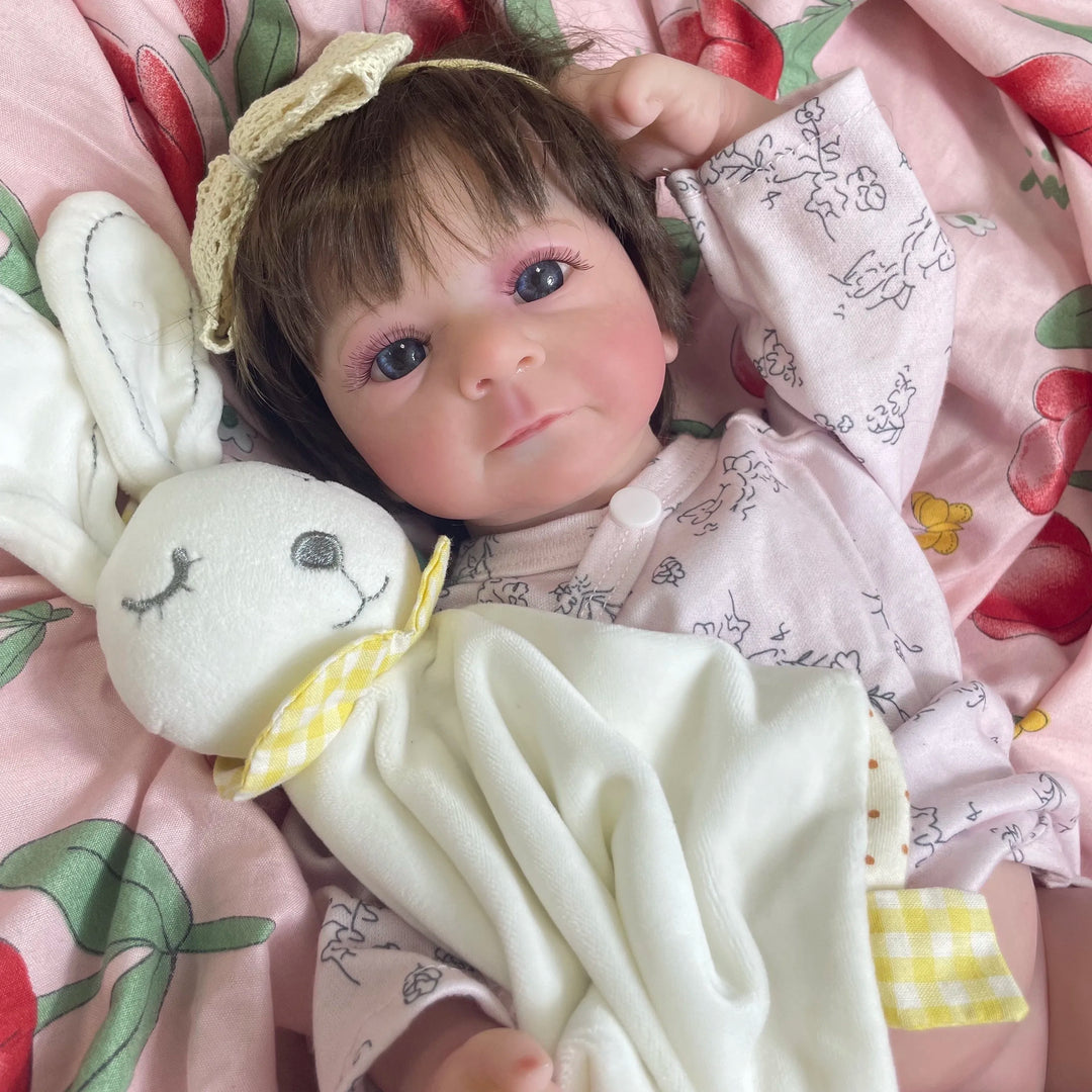17″ Felicia Realistic Vinyl Reborn Baby Doll – Full Body, Lifelike Newborn