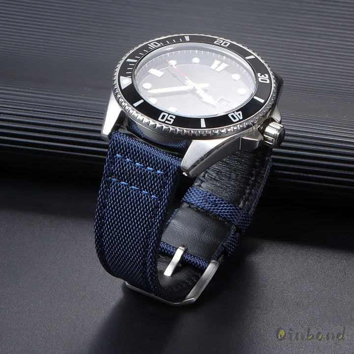 Nylon Canvas Watch Strap for IWC Pilot 20mm 21mm 22mm Strap Waterproof Sport Watch Strap Cowhide Wrist Belt Men's Women Bracelet