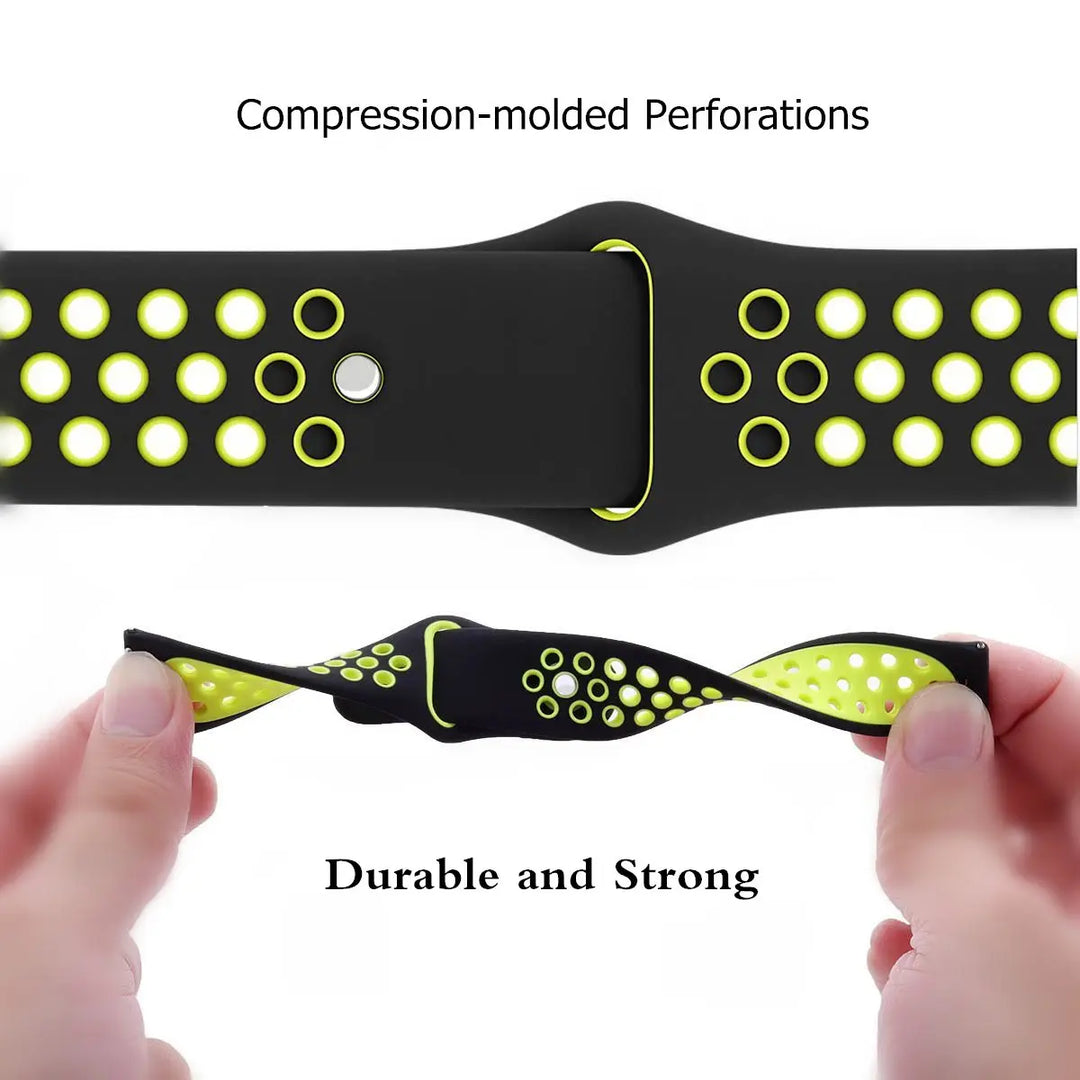 20mm/22mm Silicone band For Amazfit GTS 4/3/2/2e/2 4 Mini GTR 4/2/3 Pro/47mm/stratos 3 Watch Bracelet correa Amazfit bip 6 strap