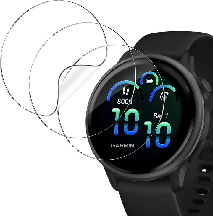 3-Pack Hydrogel Screen Protector for Garmin Vivoactive 6