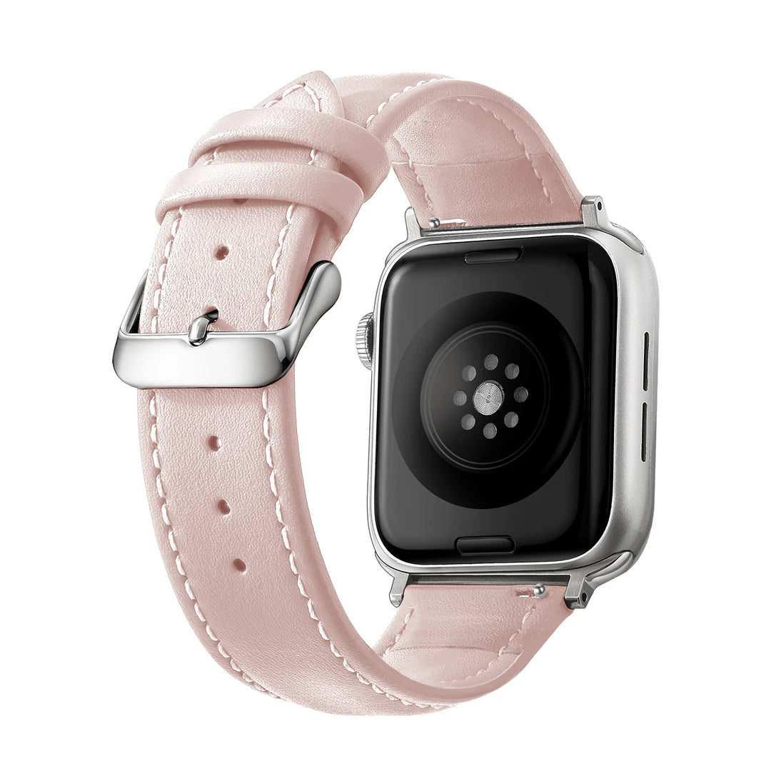 Genuine Leather Apple Watch Band 40–49mm for iWatch Series 3–8 & Ultra