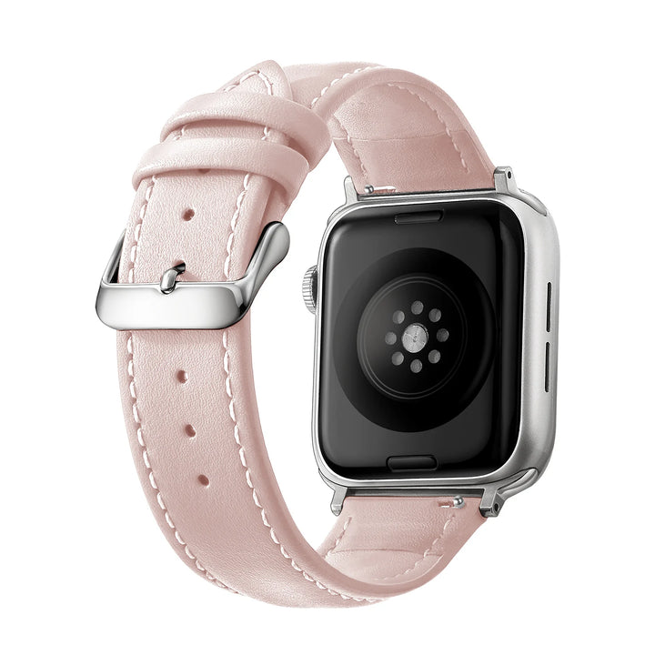 Genuine Leather Apple Watch Band 40–49mm for iWatch Series 3–8 & Ultra