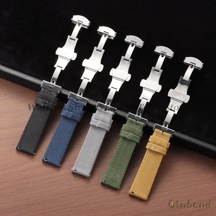 Quick Release Sailcloth Strap (20–22mm) – Military Sport
