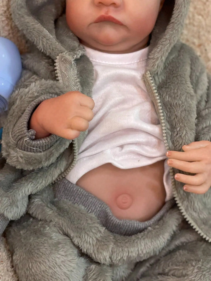 NPK 17″ (42 cm) Full‑Body Silicone Reborn Boy Doll Levi