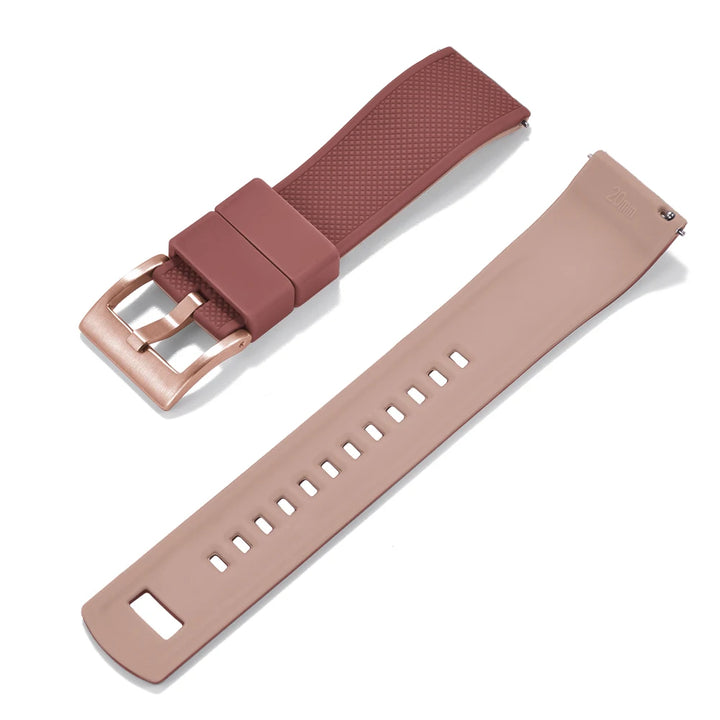 JUELONG Premium Silicone Watch Band 20mm Quick Release Rubber Strap Waterproof Men Women Replacement Watchband