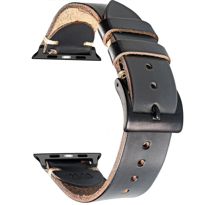HEMSUT Compatible With Apple Watch Band Horween Leather Watch Strap For iWatch 42mm44mm45mm 38mm40mm41mm For Series7 6 5