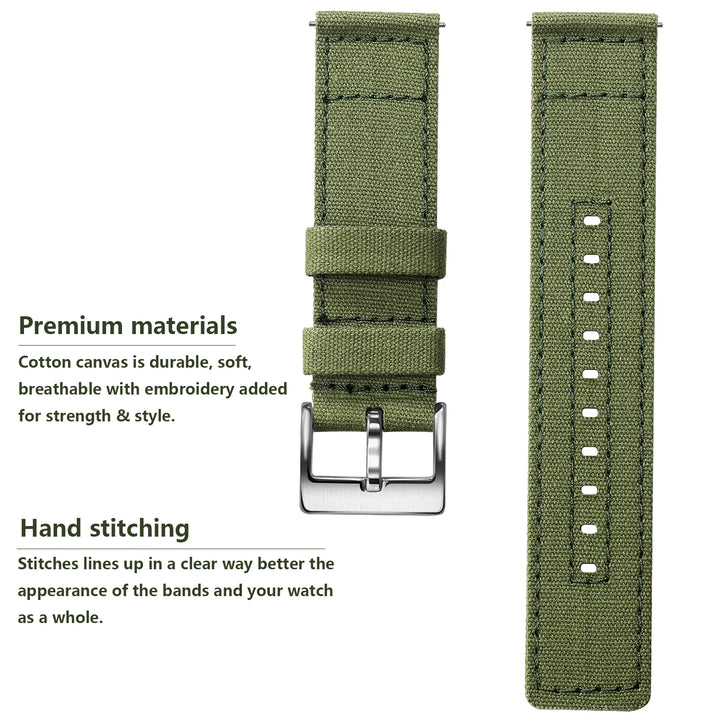 SAMCO Canvas Strap 20–22mm Unisex