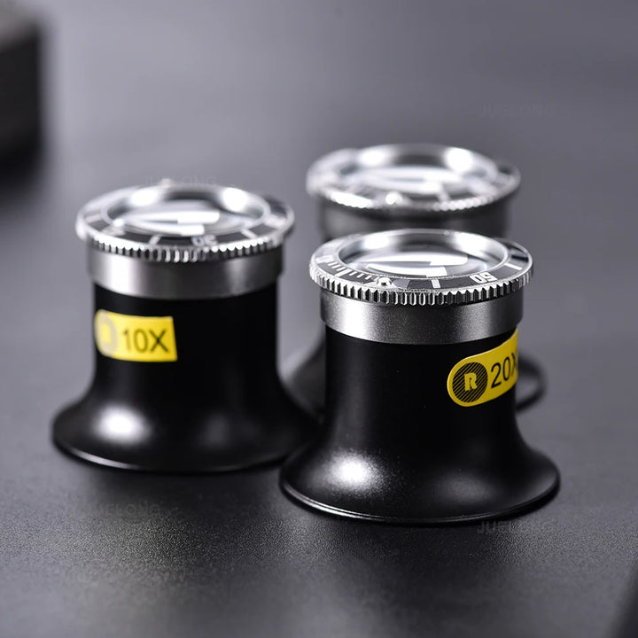 5X/10X/20X Watchmaker Magnifying Loupe – Portable Monocular Lens