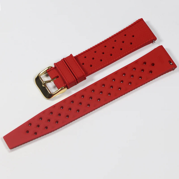 Tropical Rubber Quick-Release Watch Strap – 18–22mm