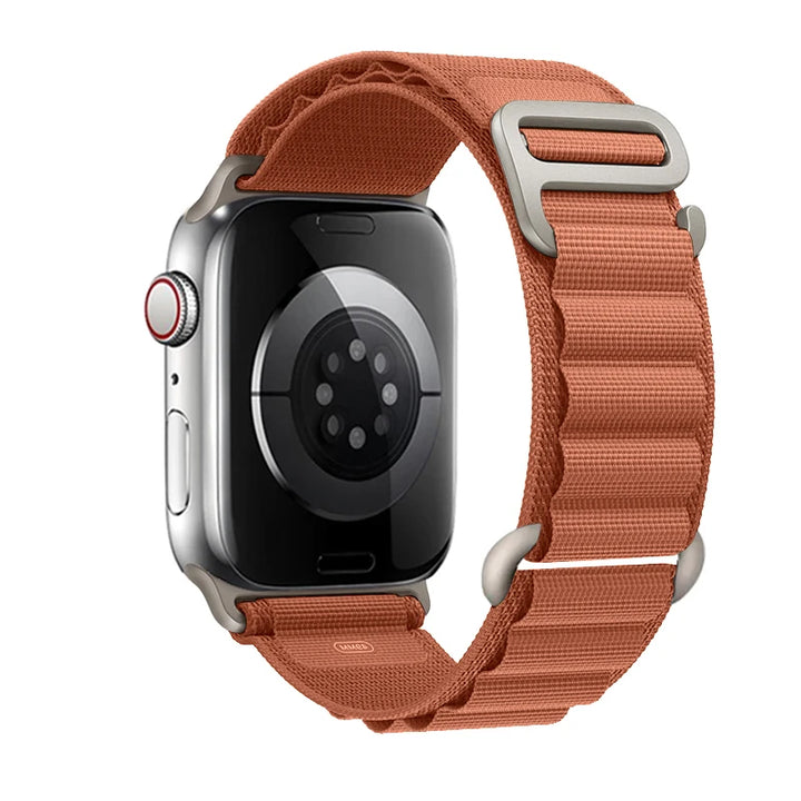 Straps for Apple watch Ultra 3 band 49mm 45mm 46mm 42mm 44mm 41 40mm Nylon Alpine bracelet correa iwatch Series 11 10 9 8 7 6 SE