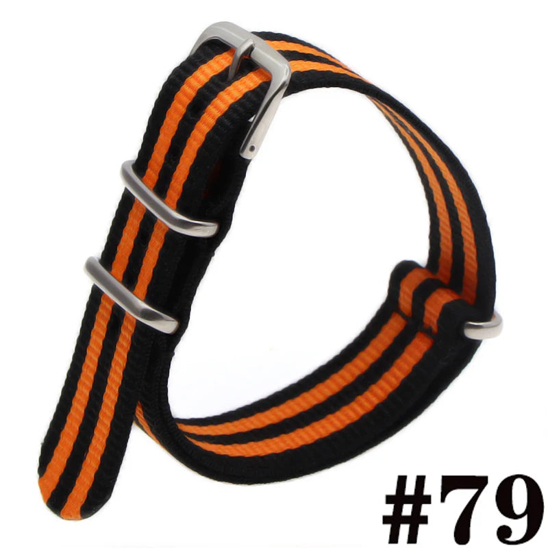 Waterproof Nylon Watch Strap (16-22mm)